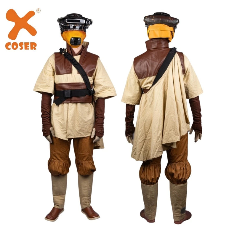【New Arrival】Xcoser Star Wars Leia Boushh Bounty Hunter Cosplay Costume Helmet Halloween Prop