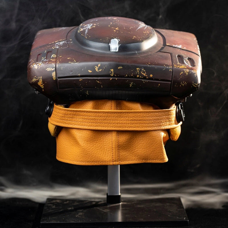 【New Arrival】Xcoser Star Wars Leia Boushh Bounty Hunter Helmet Cosplay Props Resin Replicas