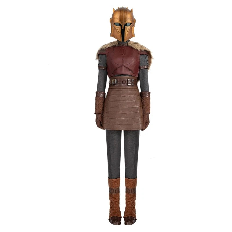 Xcoser Star Wars Mandalorian The Armor Cosplay Costume & Helmet Adult Halloween