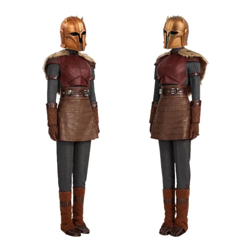 Xcoser Star Wars Mandalorian The Armor Cosplay Costume & Helmet Adult Halloween