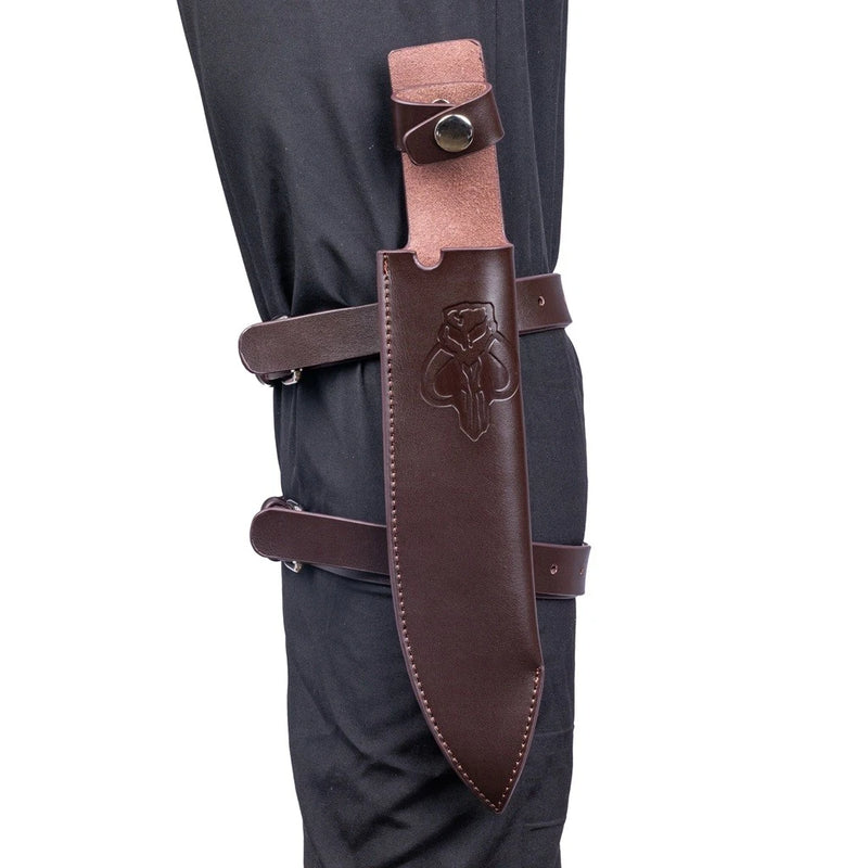 【New Arrival】Xcoser Star Wars Mandalorian Vibroblade Knife Sheath Holder Pouch Straps Leather