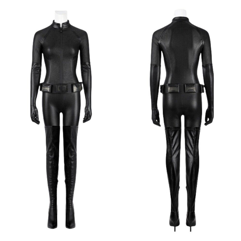 Xcoser The Dark Knight Rises Catwoman Selina Cosplay Costume Bodysuit Full Set