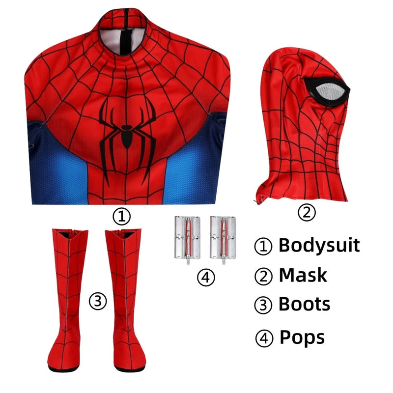 Spiderman Bodysuit - Spider-Man Brand New Day Replica - Adult Halloween Bodysuit & Mask / S Spiderman Bodysuit - Spider-Man Brand New Day Replica - Adult Halloween Bodysuit & Mask / S