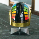 Daft Punk Guy Manuel Helmet - Gold Chrome LED Light Up Replica - Upgraded Props