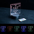 Fallout Pipboy Stat Screen - LED Acrylic Light -  Gaming Gift & Collectors