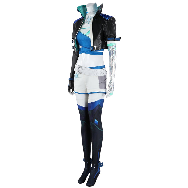 Xcoser Marvel Rivals Luna Snow Psylocke Cosplay Costume Full Set Woman Halloween