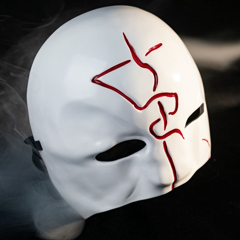 【5% off】Xcoser Rock Band Sleep Singer Mask Cosplay First Generation Half Face Replica