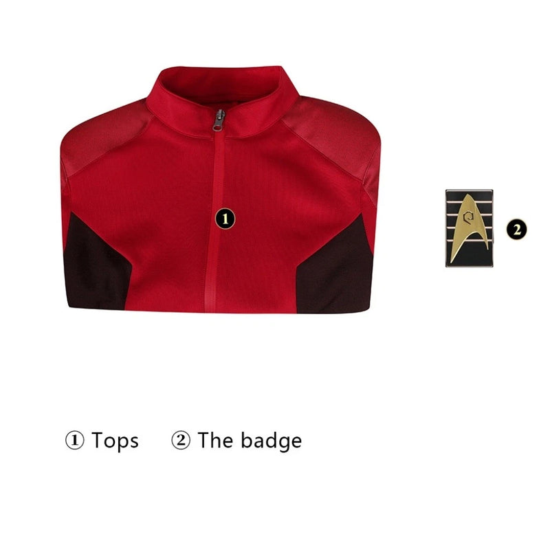 Xcoser Star Trek: Strange New Worlds Number One Cosplay Starfleet Uniform Badge