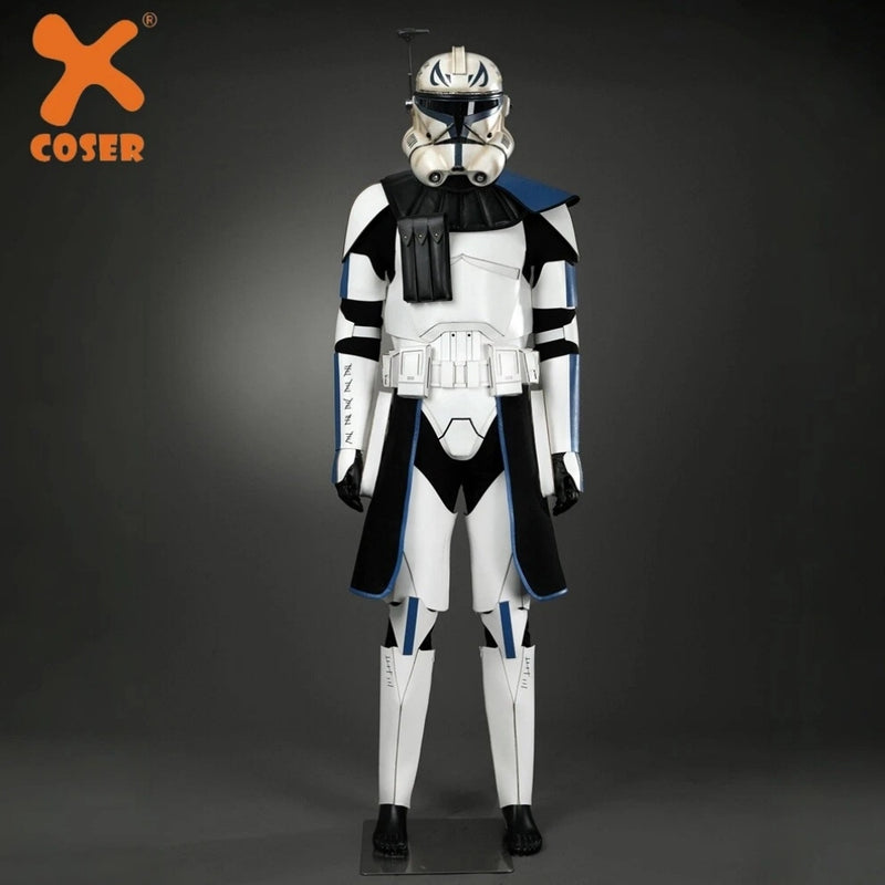 【New Arrival】Xcoser Star Wars Clone Captain Rex Cosplay Costume Props Full Set Helmet Adults