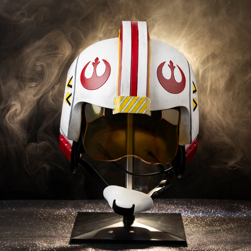 【New Arrival】Xcoser Star Wars Luke Skywalker Battle Simulation Helmet Cosplay Resin Replicas
