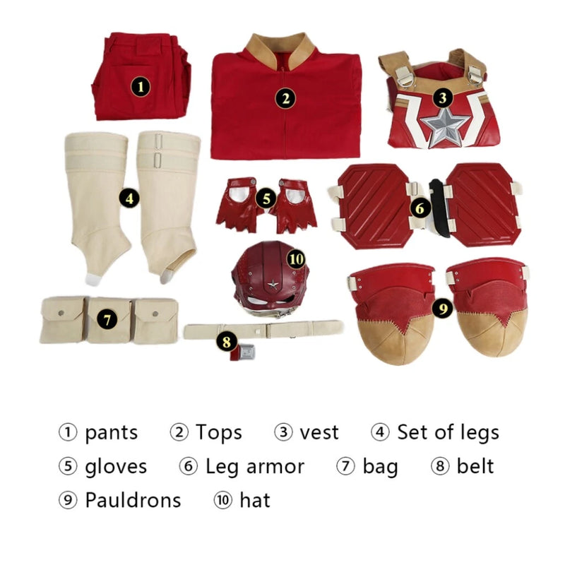 【New Arrival】Xcoser Thunderbolts Red Guardian Costume Alexei Shostakov Jumpsuit Mask Full Set