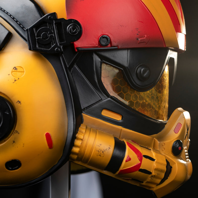 【New Arrival】Xcoser Titanfall 2 Viper Valkyrie Damaged Helmet Cosplay Props Resin Replicas
