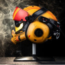 【New Arrival】Xcoser Titanfall 2 Viper Valkyrie Damaged Helmet Cosplay Props Resin Replicas