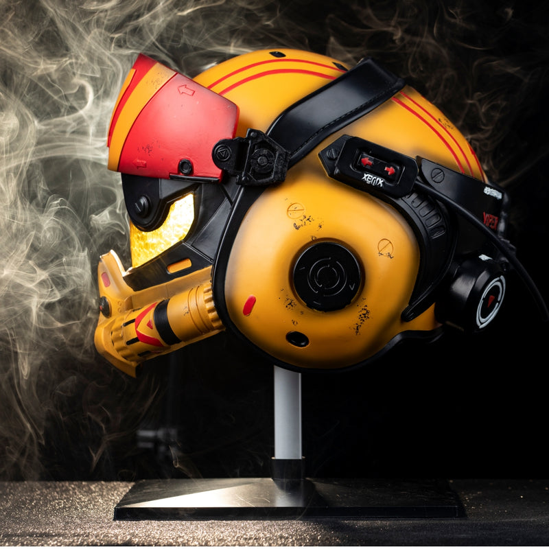 【New Arrival】Xcoser Titanfall 2 Viper Valkyrie Damaged Helmet Cosplay Props Resin Replicas