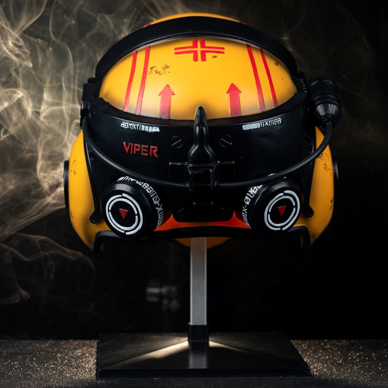 【New Arrival】Xcoser Titanfall 2 Viper Valkyrie Damaged Helmet Cosplay Props Resin Replicas