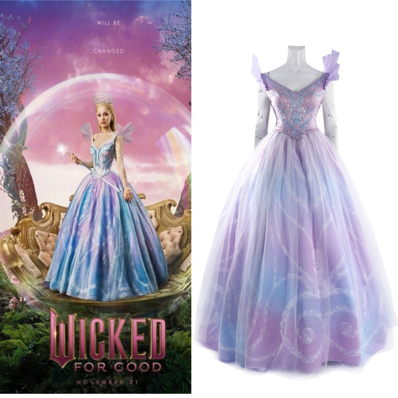 Glinda Dress Adult - Wicked Part Two Costume - Glinda Wicked Formal Dress