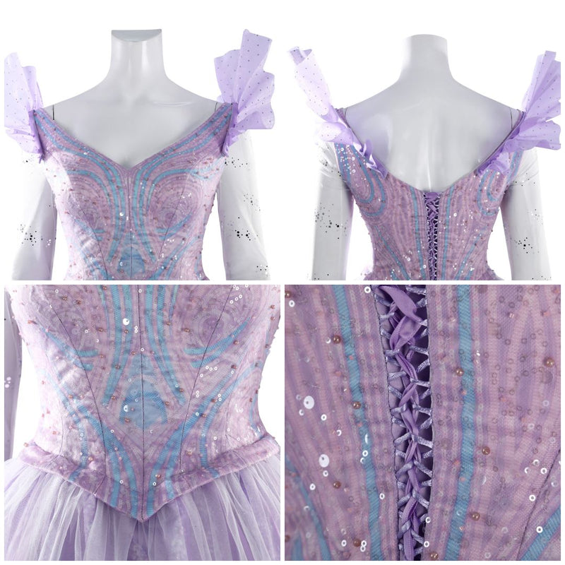 Glinda Dress Adult - Wicked Part Two Costume - Glinda Wicked Formal Dress XS Glinda Dress Adult - Wicked Part Two Costume - Glinda Wicked Formal Dress XS