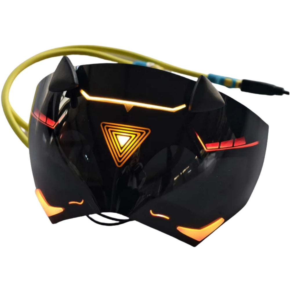 Trigger Mask ZZZ Trigger Mask - Mask Replica with LED Lights - Anime Con & Hallowee