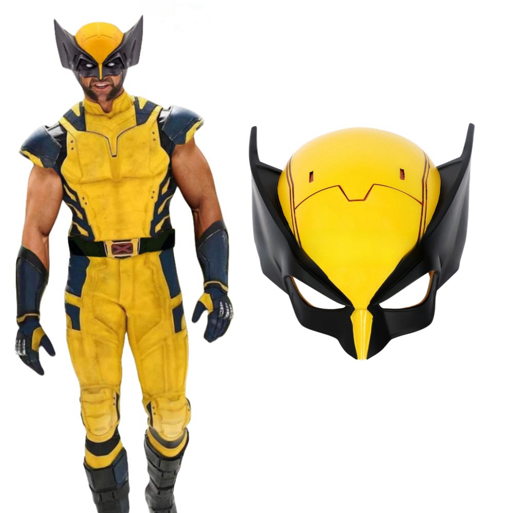 Wolverine In Mask Deadpool 3 Wolverine Resin Mask - Adjustable Adult Cosplay Prop Replic