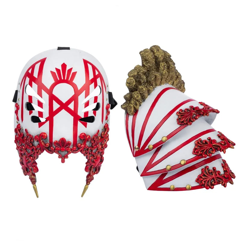 Xcoser Rock Band Sleep Cosplay Costume Masks Shoulder Armors Prop Resin Fans Gift