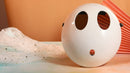 Xcoser Shy Guy Halloween Mask Cosplay Costume White Resin Mask Fancy Dress Collection Accessories