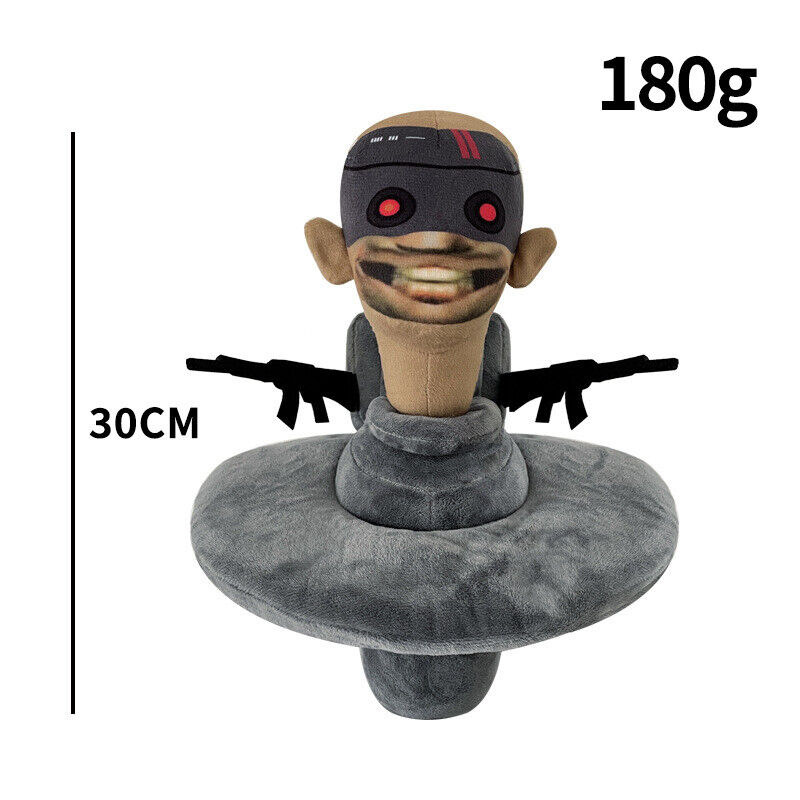 【Special deal，Minimum delivery of two】Xcoser HOT Funny Game Skibidi Toilet Plush Doll