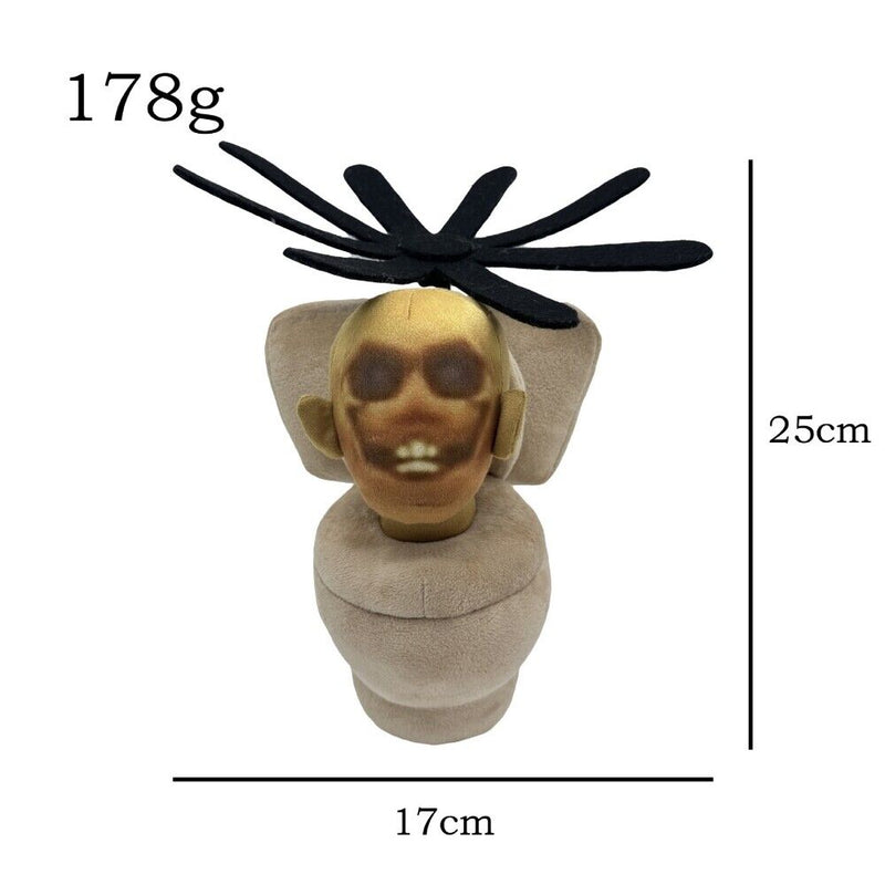 【Special deal，Minimum delivery of two】Xcoser HOT Funny Game Skibidi Toilet Plush Doll