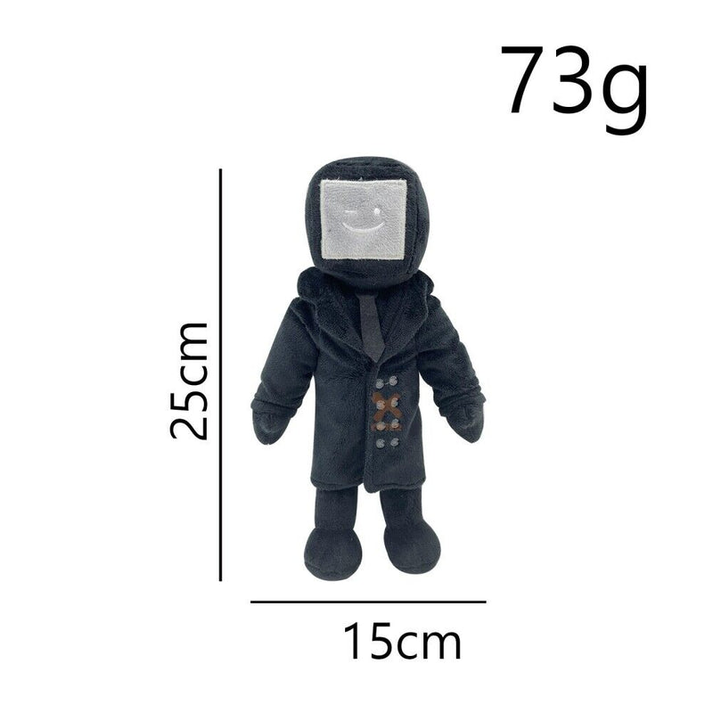 【Special deal，Minimum delivery of two】Xcoser HOT Funny Game Skibidi Toilet Plush Doll