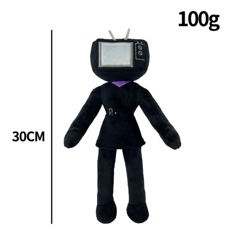 【Special deal，Minimum delivery of two】Xcoser HOT Funny Game Skibidi Toilet Plush Doll