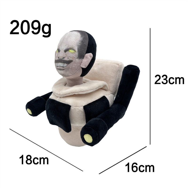 【Special deal，Minimum delivery of two】Xcoser HOT Funny Game Skibidi Toilet Plush Doll