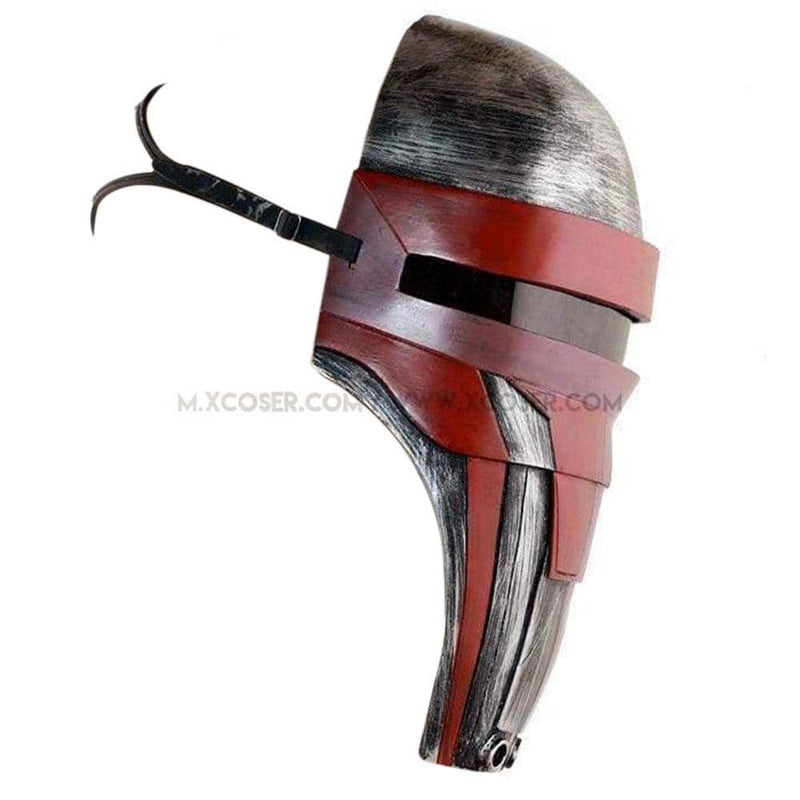 XCOSER Darth Revan Mask Helmet Costume Props for Halloween Cosplay Maskred and black- Xcoser International Costume Ltd.