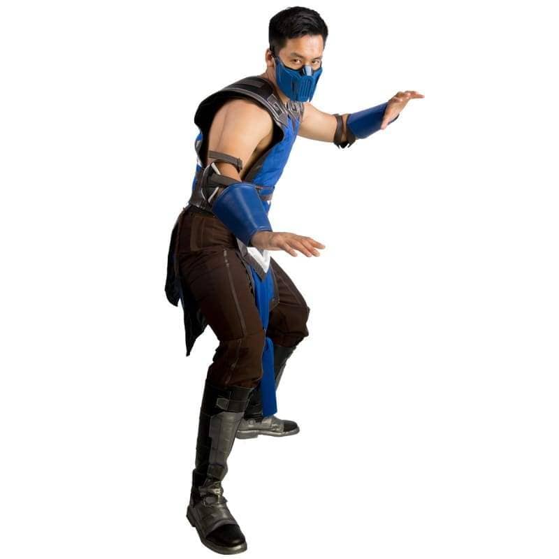 XCOSER Mortal Kombat 11 Sub-Zero Comfortable PU Leather Costume CostumesXL- Xcoser International Costume Ltd.