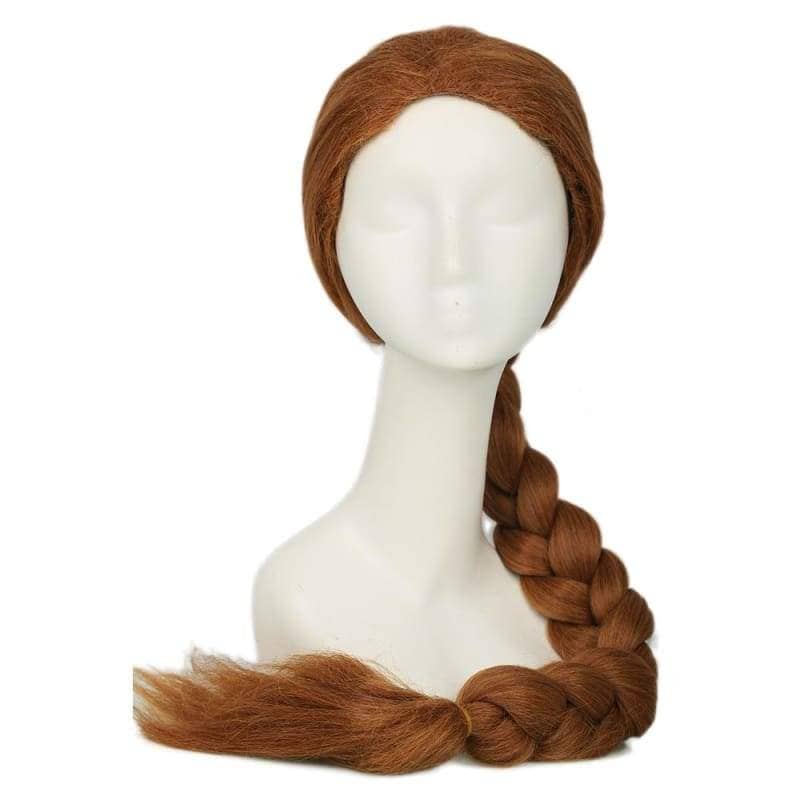 Xcoser Shrek Princess Fiona Wig Princess Fiona Cosplay Accessories WigsBrown- Xcoser International Costume Ltd.