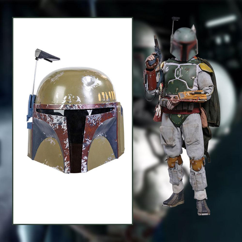 Xcoser Star Wars Boba Fett Mandalorian Bounty Hunter Cosplay Resin Helmet HelmetResin- Xcoser International Costume Ltd.